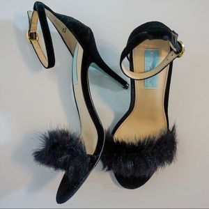 Betsey Johnson Nolte Velvet Sandal